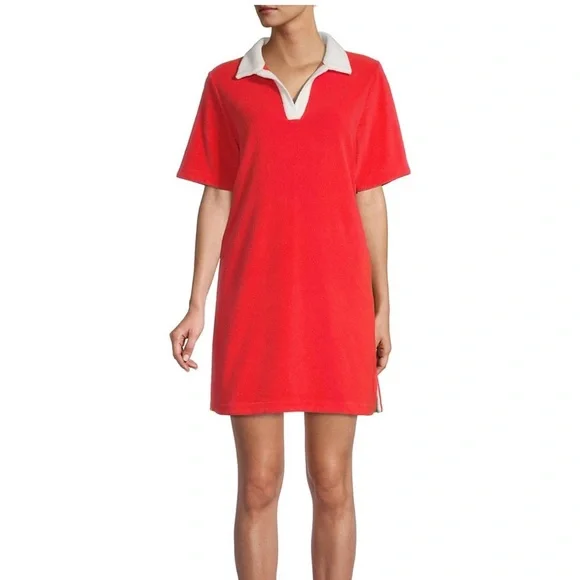 Trovata Birds of Paradis Althea Shirtdress Red Size Small - Picture 2 of 7